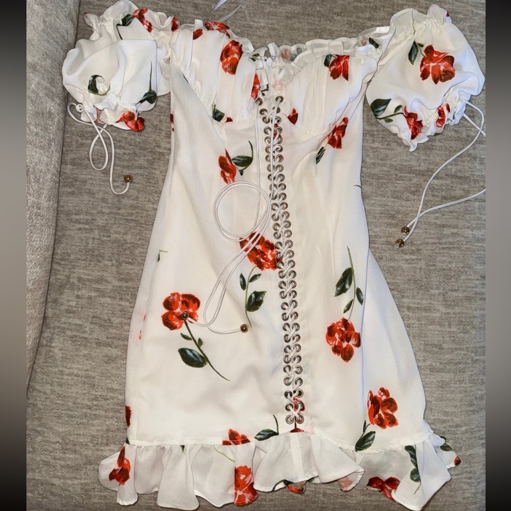Sabo Skirt Luxe rose corset dress
